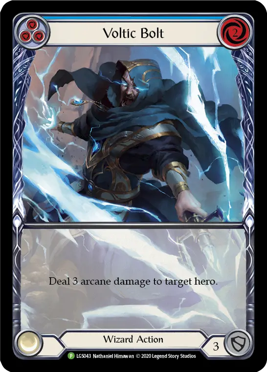 Card: Voltic Bolt (blu)