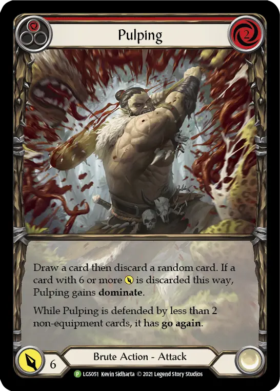 Card: Pulping (red)