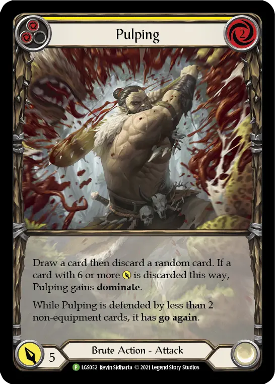 Card: Pulping (yel)