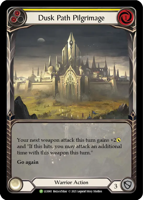 Card: Dusk Path Pilgrimage (yel)