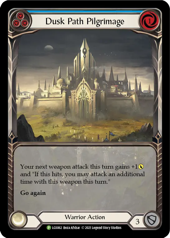 Card: Dusk Path Pilgrimage (blu)