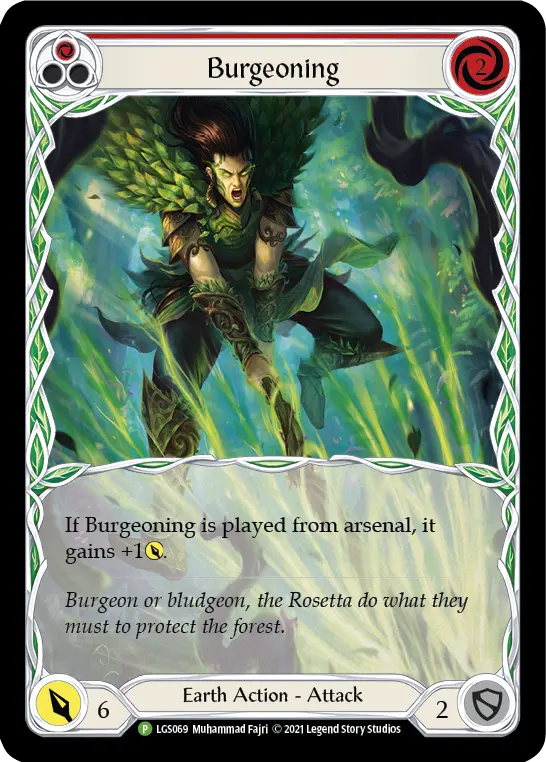 Card: Burgeoning (red)