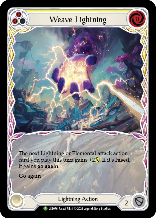 Card: Weave Lightning (yel)
