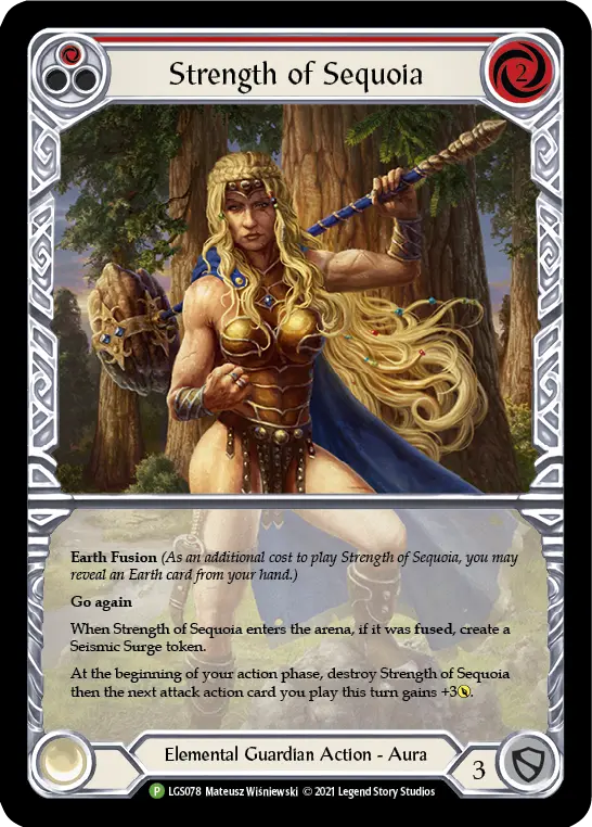 Card: Strength of Sequoia (red)