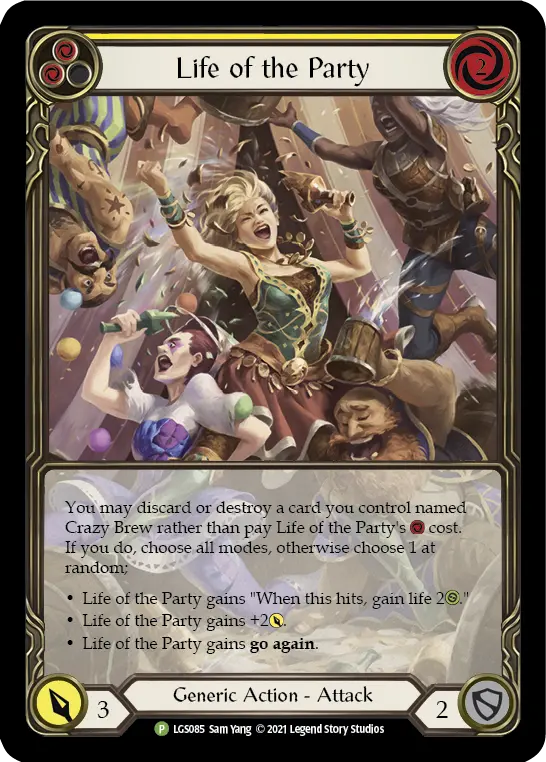 Card: Life of the Party (yel)