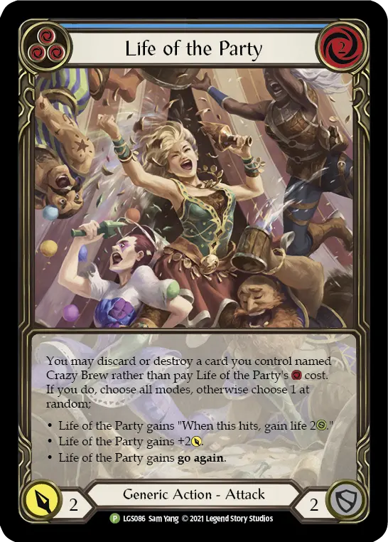 Card: Life of the Party (blu)