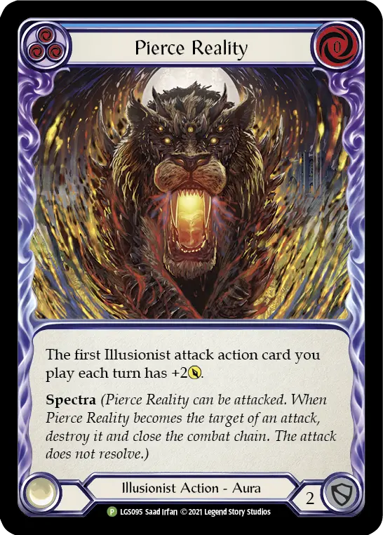 Card: Pierce Reality (blu)