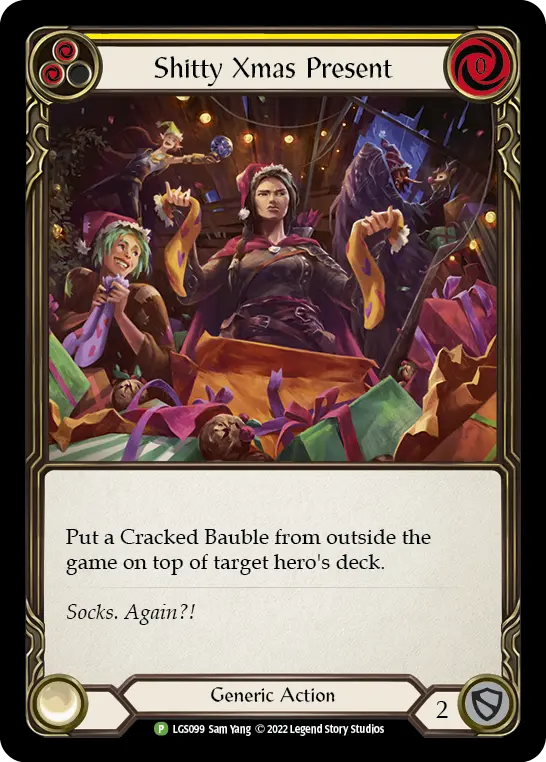 Card: Shitty Xmas Present (yel)
