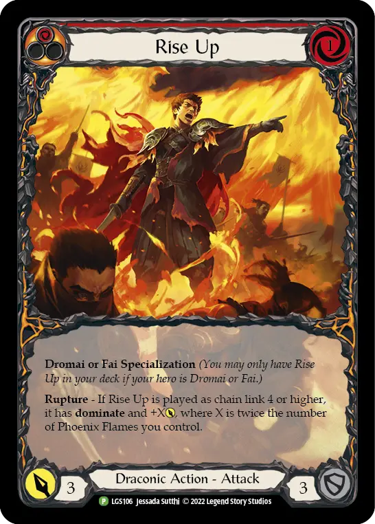 Card: Rise Up (red)