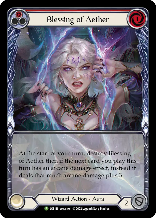 Card: Blessing of Aether (red)
