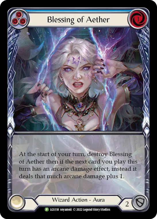 Card: Blessing of Aether (blu)