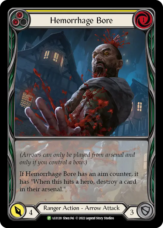 Card: Hemorrhage Bore (yel)