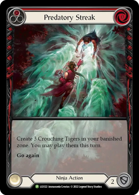 Card: Predatory Streak (red)