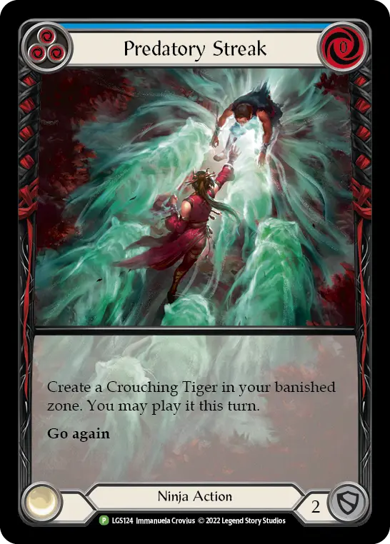 Card: Predatory Streak (blu)