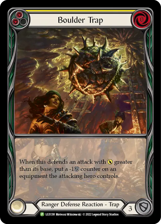 Card: Boulder Trap (yel)