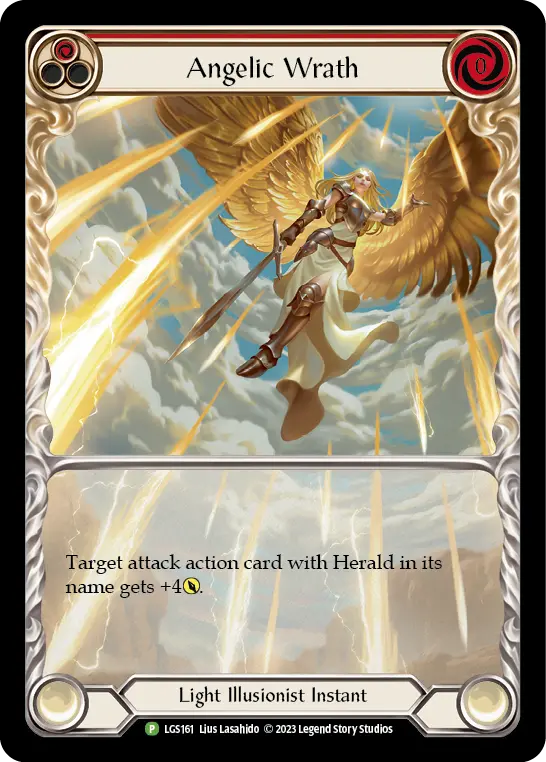 Card: Angelic Wrath (red)