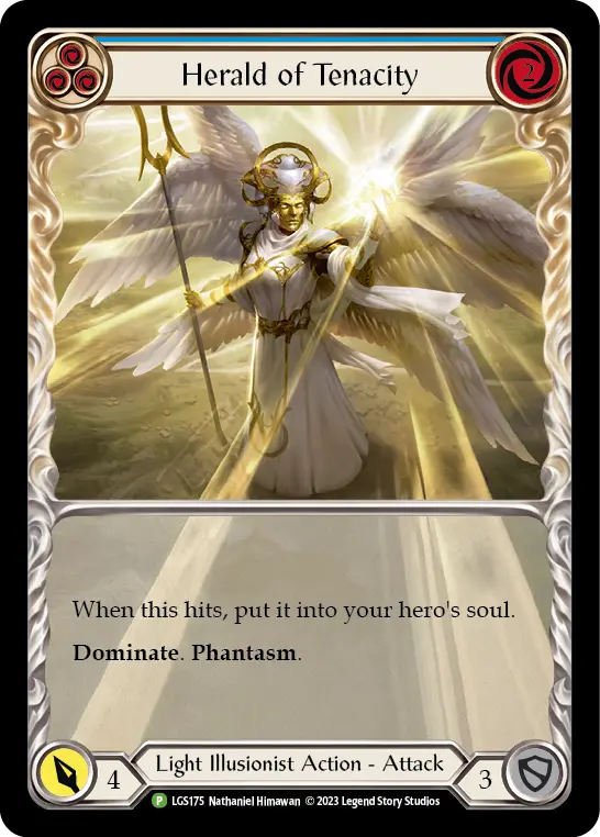 Card: Herald of Tenacity (blu)