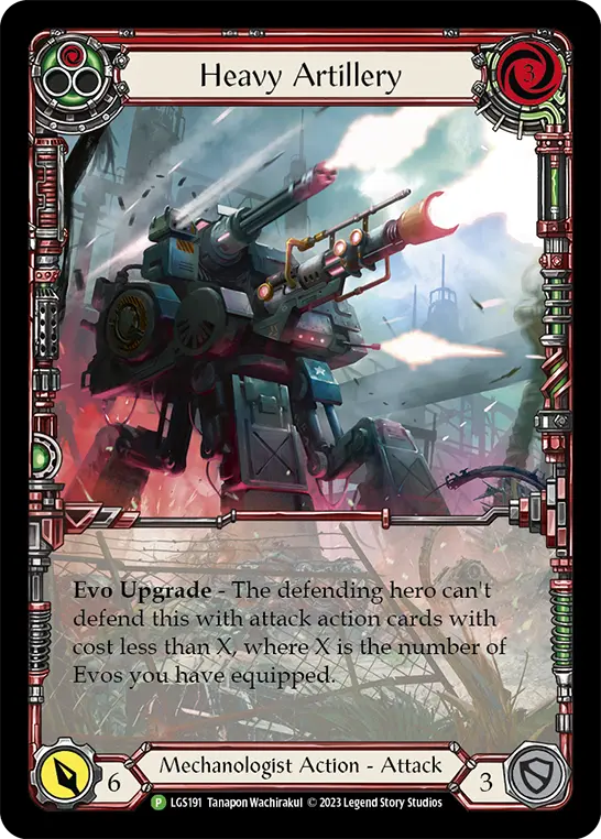 Card: Heavy Artillery (red)