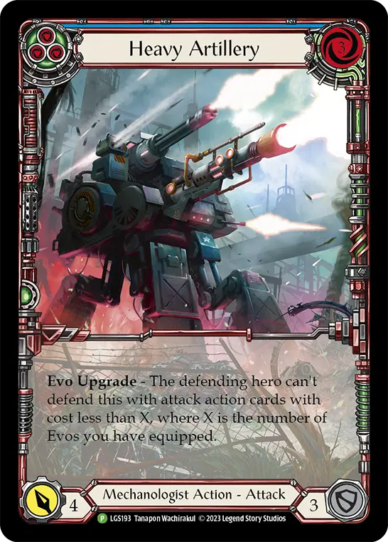 Card: Heavy Artillery (blu)