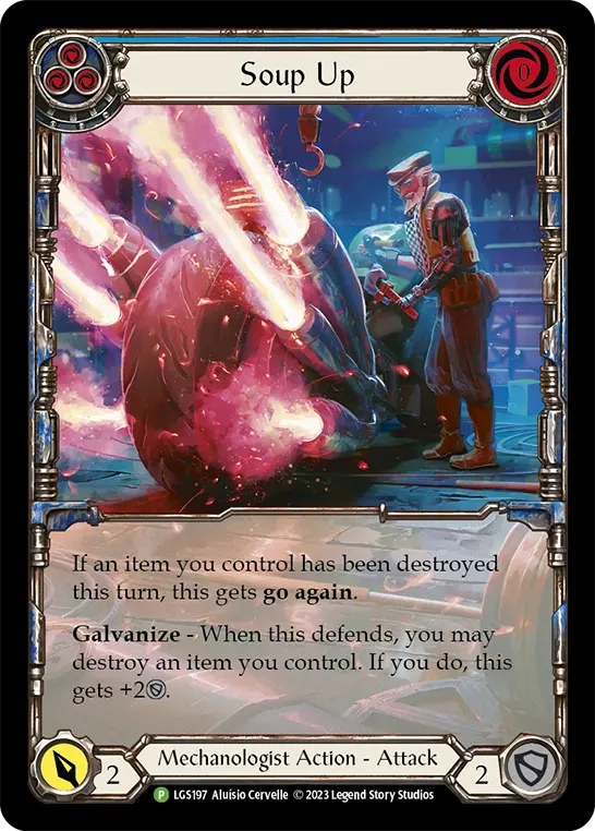 Card: Soup Up (blu)