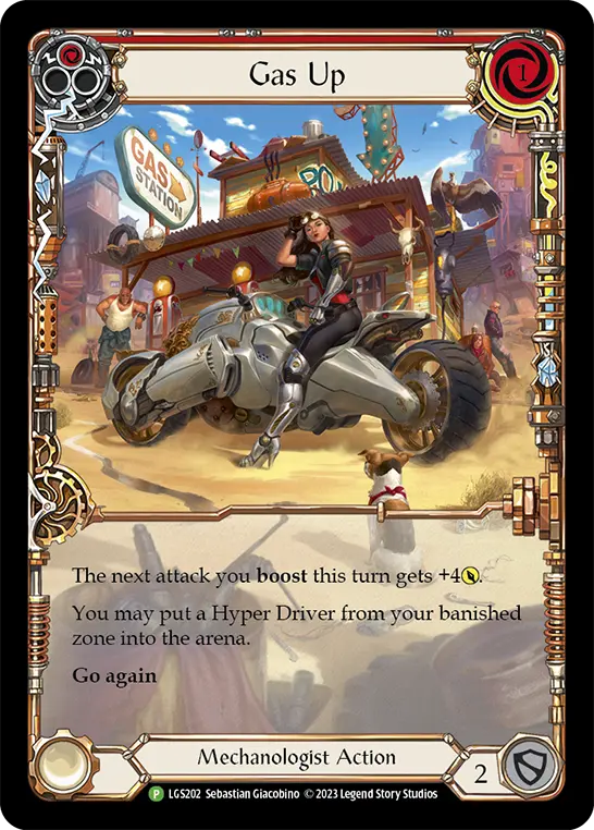 Card: Gas Up (red)