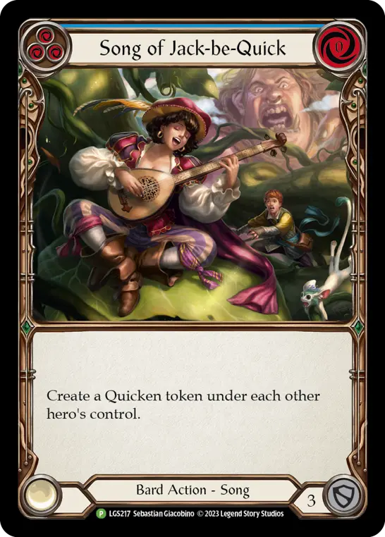 Card: Song of Jack-be-Quick (blu)