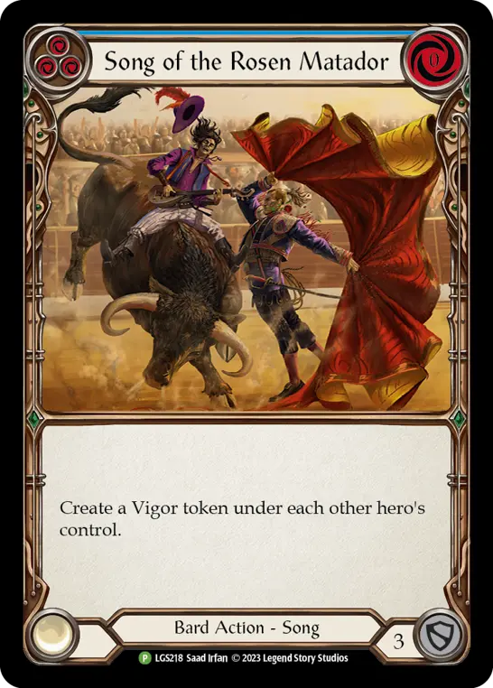 Card: Song of the Rosen Matador (blu)