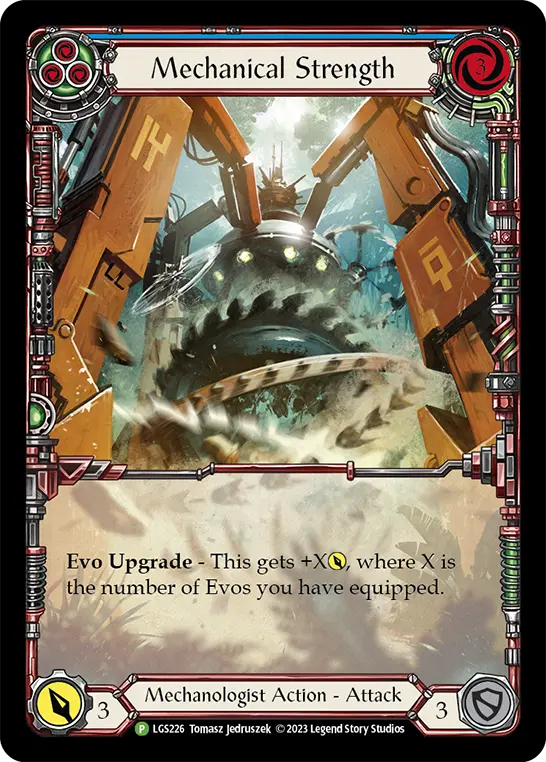 Card: Mechanical Strength (blu)