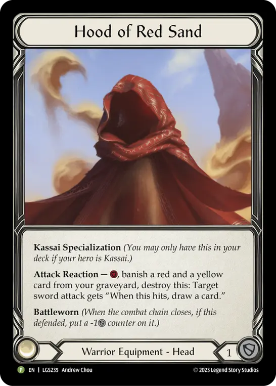 Card: Hood of Red Sand