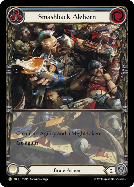 Card: Smashback Alehorn (blu)
