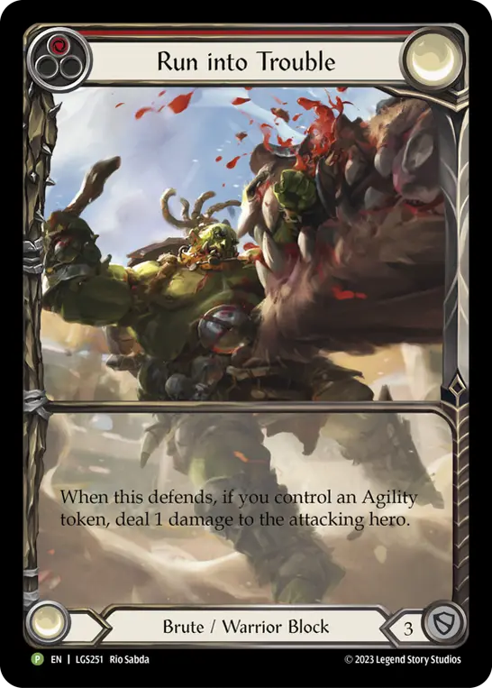 Card: Run into Trouble (red)