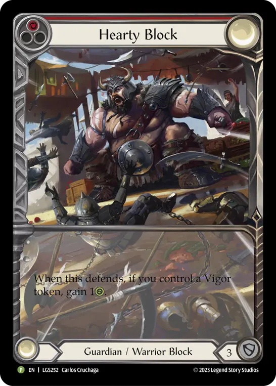 Card: Hearty Block (red)