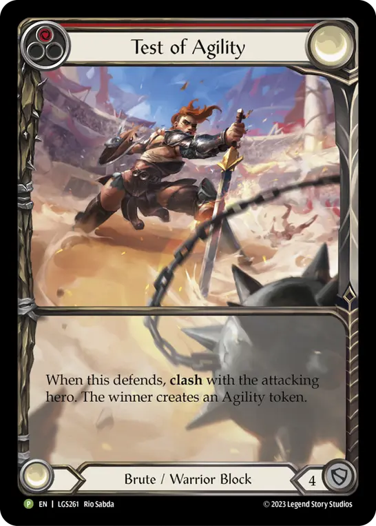 Card: Test of Agility (red)