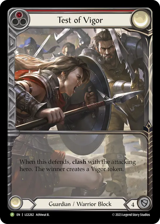 Card: Test of Vigor (red)