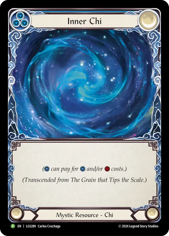 Card: The Grain that Tips the Scale (blu)