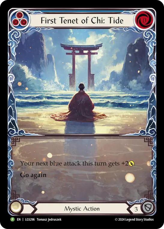 Card: First Tenet of Chi: Tide (blu)