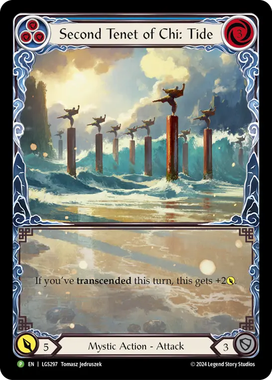 Card: Second Tenet of Chi: Tide (blu)