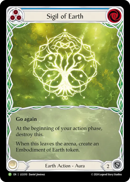 Card: Sigil of Earth (blu)