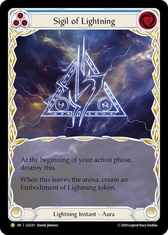 Card: Sigil of Lightning (blu)
