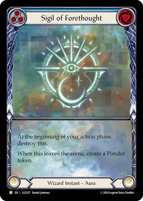 Card: Sigil of Forethought (blu)