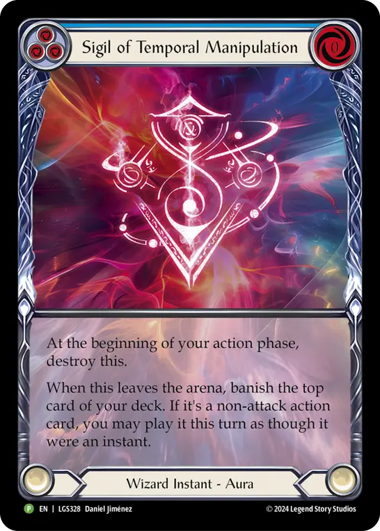 Card: Sigil of Temporal Manipulation (blu)