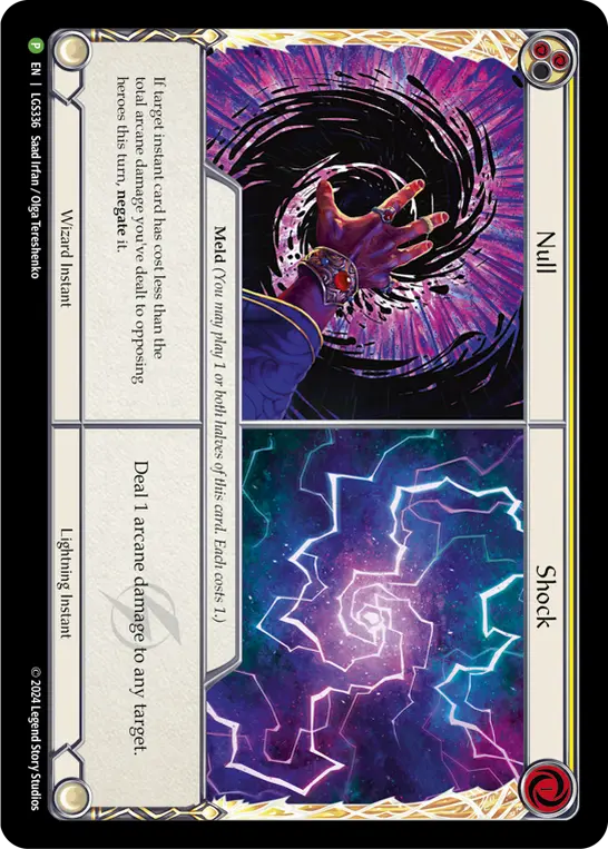 Card: Null||Shock (yel)