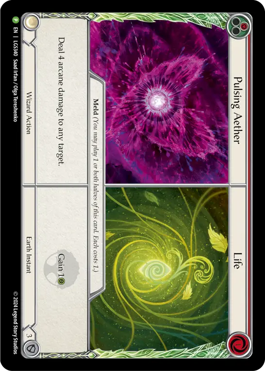 Card: Pulsing Aether||Life (red)