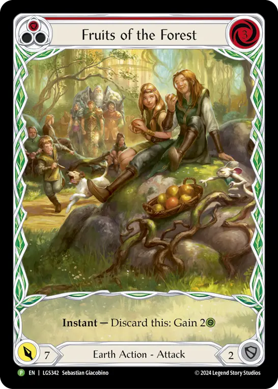 Card: Fruits of the Forest (red)