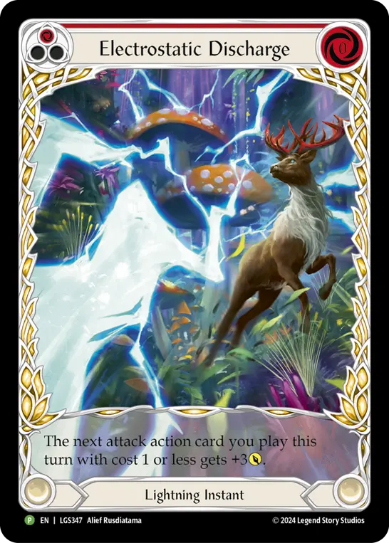 Card: Electrostatic Discharge (red)