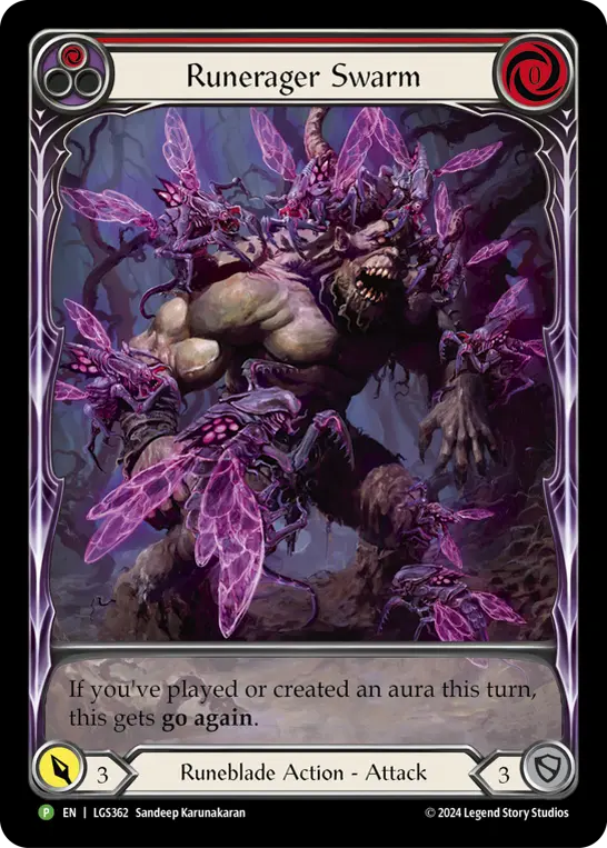 Card: Runerager Swarm (red)
