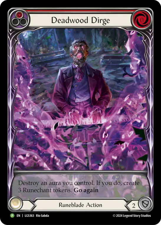 Card: Deadwood Dirge (red)