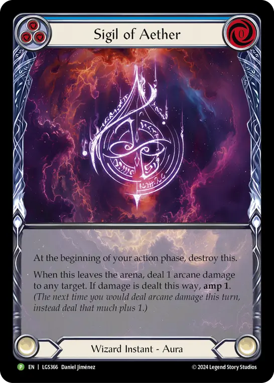 Card: Sigil of Aether (blu)