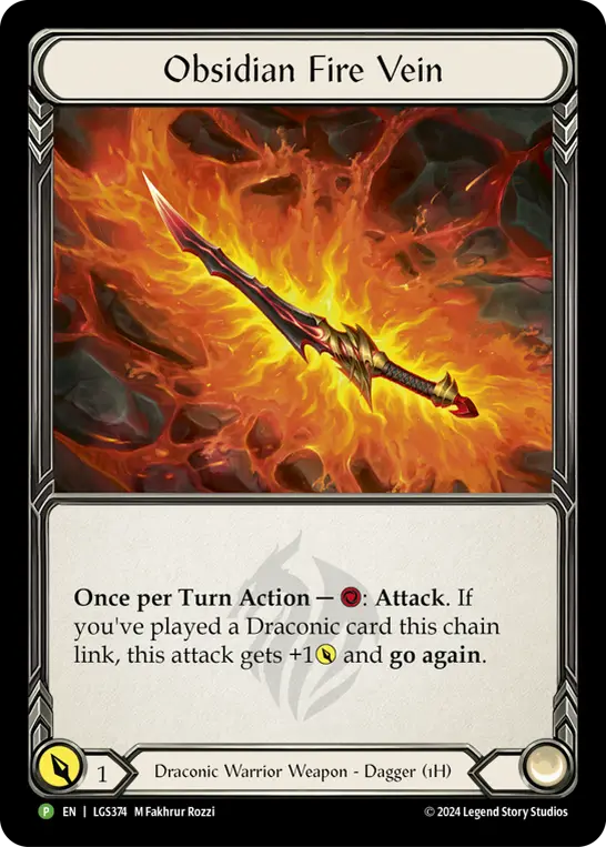 Obsidian Fire Vein 右向プロモFlesh and Blood Obsidian Fire Vein – Flesh & Blood