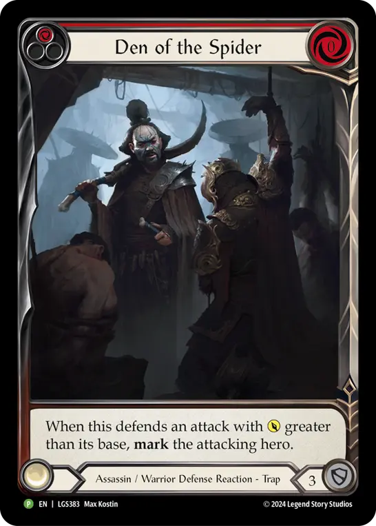 Card: Den of the Spider (red)
